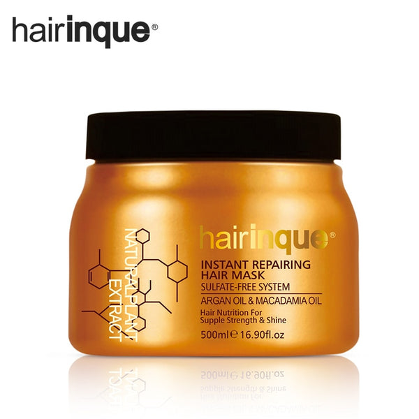 Sulfate-free Hydration Mask for Dry Hair Smoothing Repair Damaged Argan Hair Oil Mask Treatment Soft and Shiny Hair Care 500ml