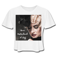 Lady Cropped T-Shirt - white