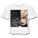 Lady Cropped T-Shirt - white