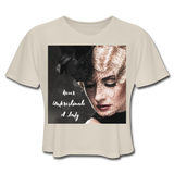 Lady Cropped T-Shirt - dust