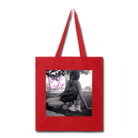 Cat Lady Tote Bag - red