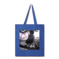 Cat Lady Tote Bag - royal blue