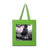Cat Lady Tote Bag - lime green